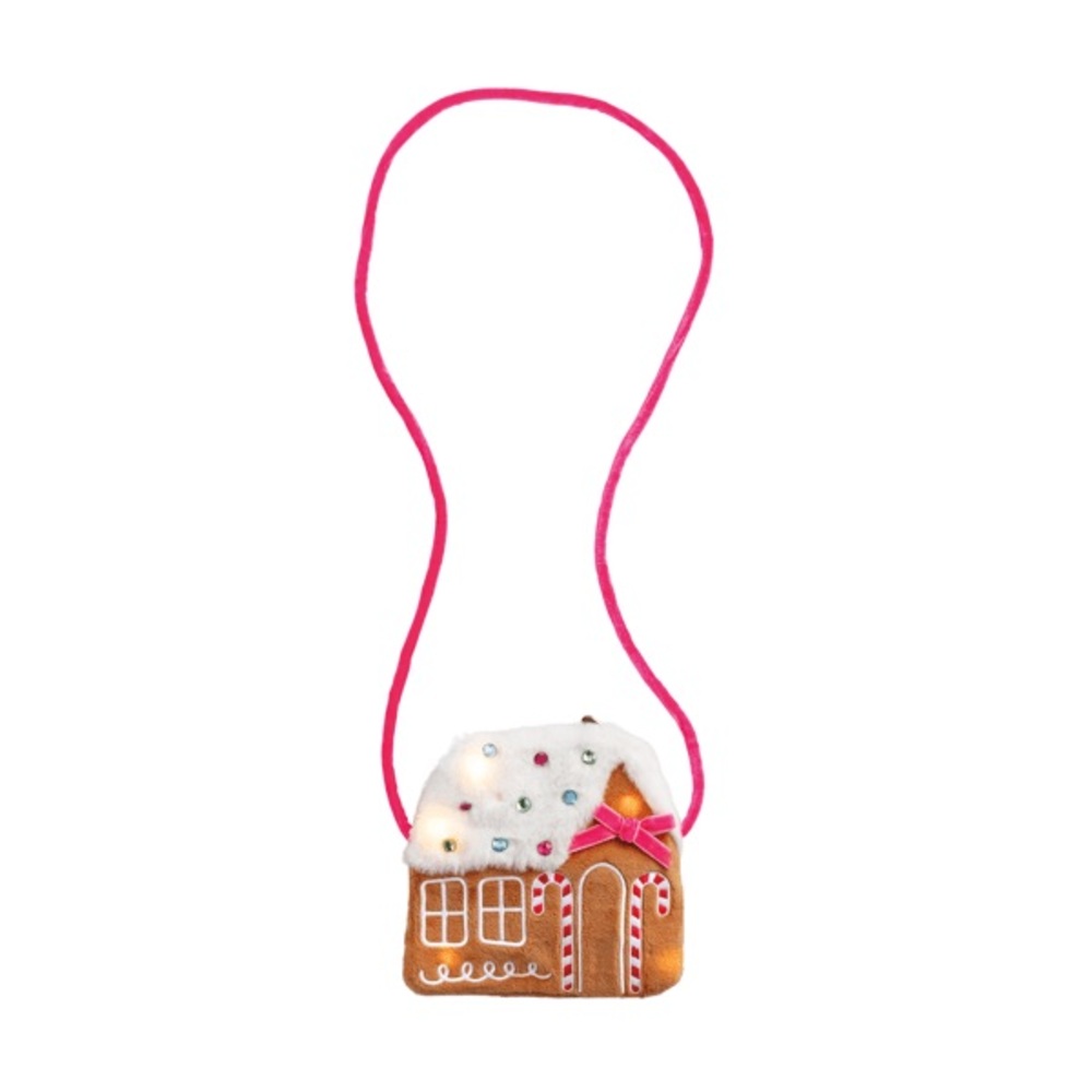 LIGHT-UP GINGERBREAD PURSE